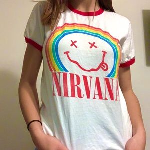 Nirvana band tee